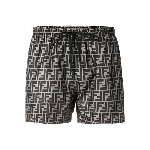 FENDI SS22 Повседневные шорты Мужские Черные