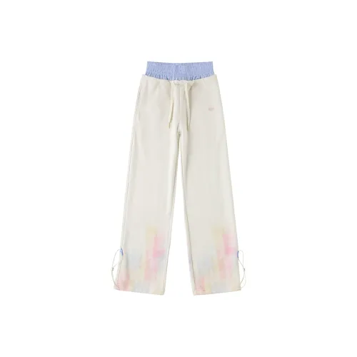 LAMLICKA Повседневные брюки Унисекс Абрикос