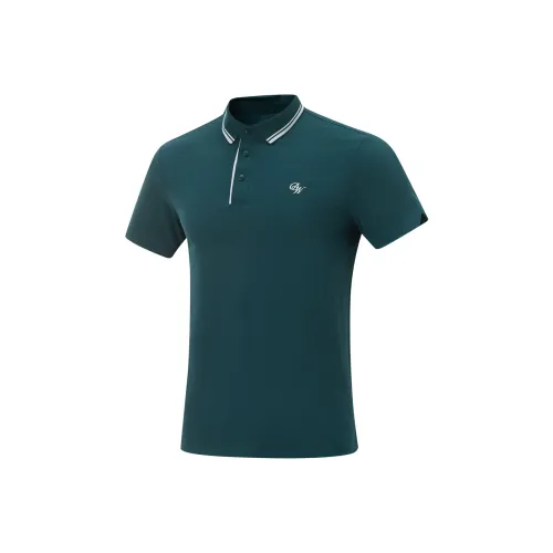 LINING Поло Мужское Рифовый Зеленый