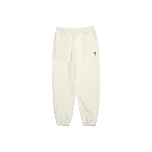 Mlb Base Logo New York Yankees Повседневные штаны Унисекс Айвори