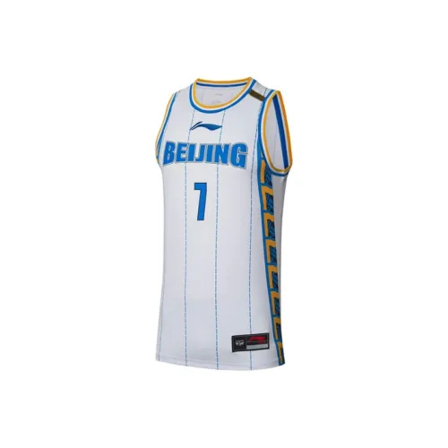 LINING CBA Collection Professional Basketball Collection Баскетбольная Джерси Мужская Белая