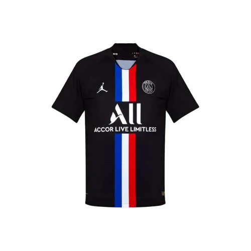 Jordan Paris Saint Germain Черная Мужская Футбольная Джерси