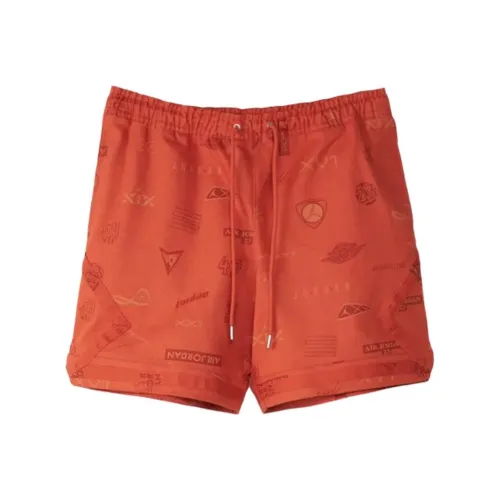 Jordan Flight Heritage Оранжевый Красный Мужские Повседневные Шорты