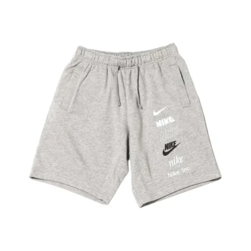 Nike Light Gray Men's Casual Shorts Nike Светло-серые Мужские Повседневные Шорты