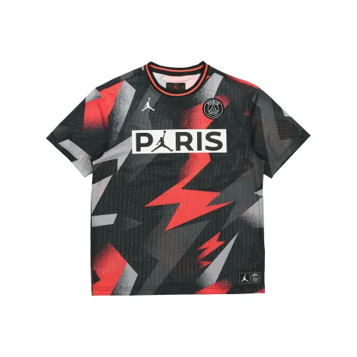 Джордан T Рубашка Paris Saint Germain Мужской Черный