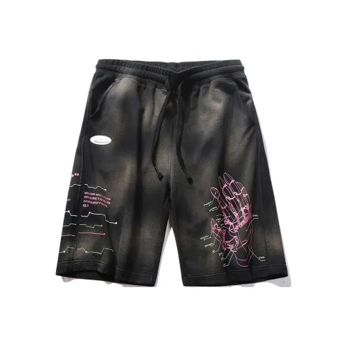 Guuka Черные Унисекс Повседневные Шорты