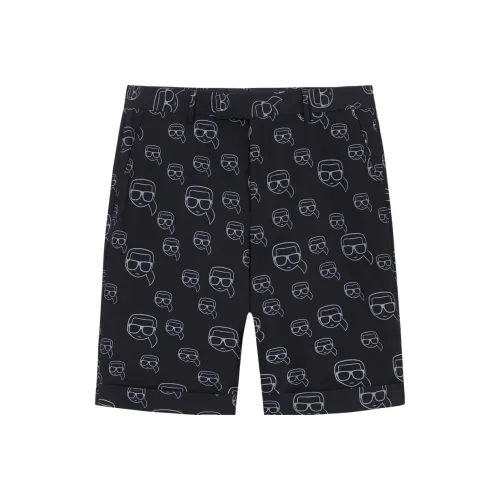 Шорты KARL LAGERFELD Повседневные Мужские Черные