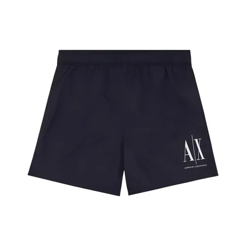 ARMANI EXCHANGEAE SS23 Повседневные шорты Мужские Морской синий