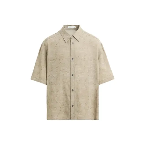 ZARA Бежевые Мужские Рубашки