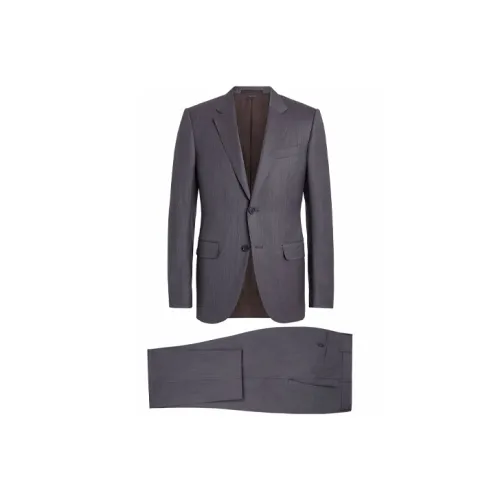 Ermenegildo Zegna Серый Мужской Деловой костюм