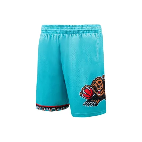 MITCHELL NESS Баскетбольные шорты Мужские Циан