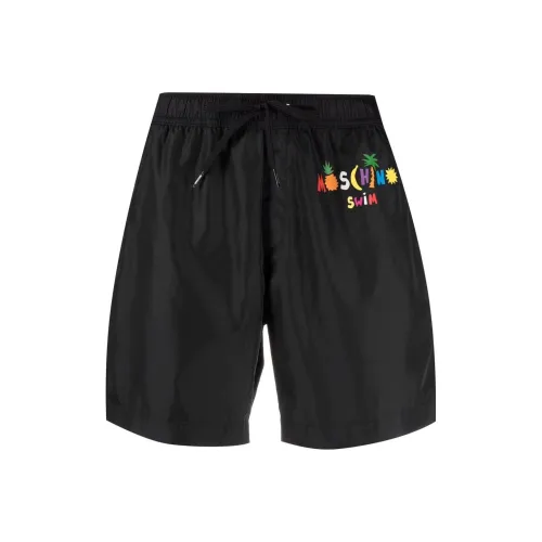 MOSCHINO Мужские черные плавательные шорты
