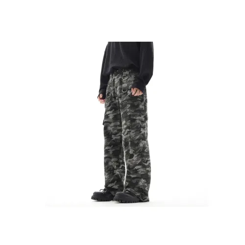 TREND ST Повседневные брюки Унисекс Камуфляж