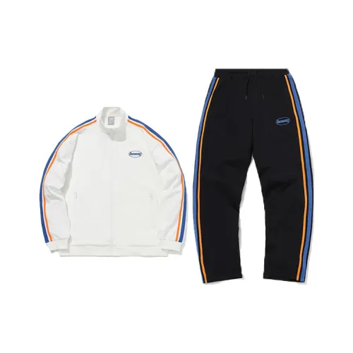 LINING Айвори Мужской Спортивный костюм с толстовкой