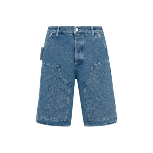 DIOR SS24 Джинсовые шорты Мужской Синий