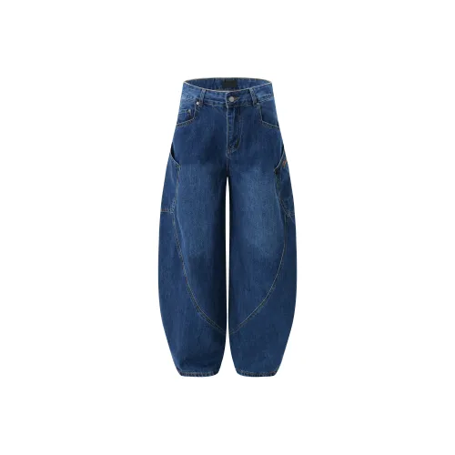 WELTER EXPERIMENT Blue Unisex Jeans