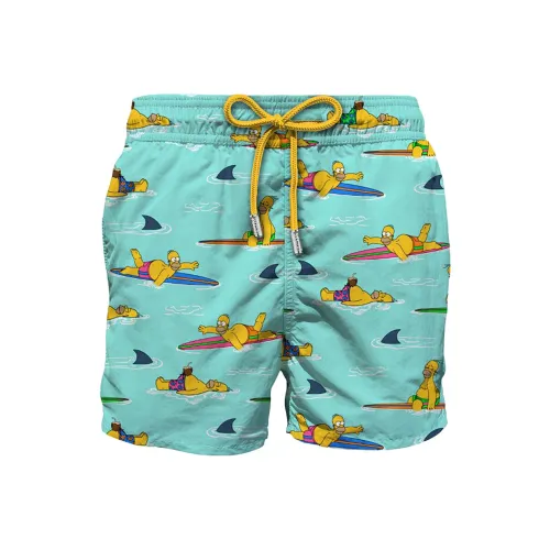 MC2 Saint Barth Light Blue Мужские Пляжные Шорты