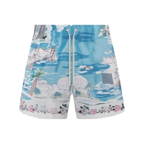 AMIRI Men's Blue Casual Shorts AMIRI Мужские Синие Повседневные Шорты