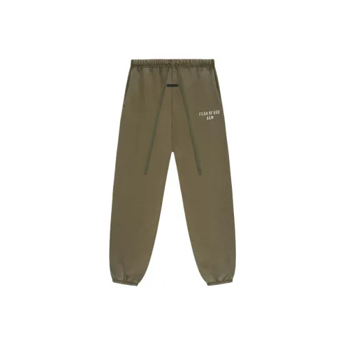 Fear of God ESSENTIALS Вечнозеленый/MILITARY Men's Casual Pants