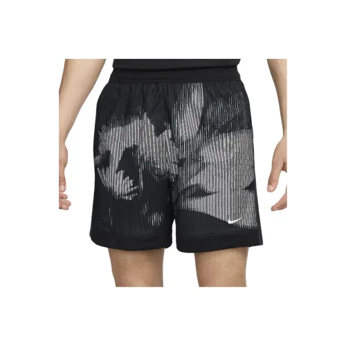 nike Мужские 5' Dri Fit ADV Футбол Шорты Повседневные шорты Мужские Черные