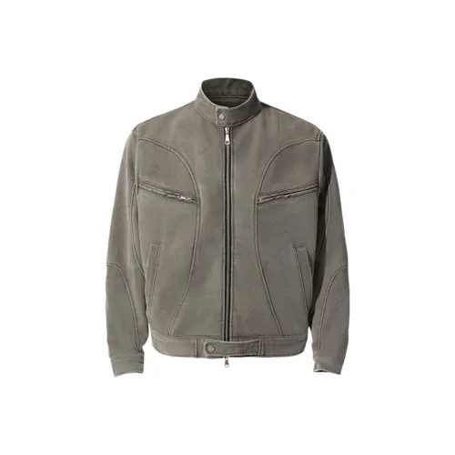 Pirkadat Серый Унисекс Джинсовые куртки