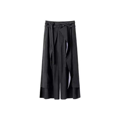 HUANXIANGZHE Повседневные брюки Унисекс Черный