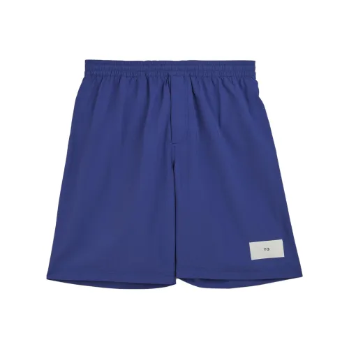 Y 3 Blue Men's Casual Shorts Y 3 Синий Мужской Повседневный Шорты