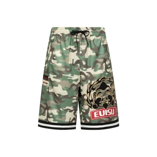 EVISU Камуфляж Мужские Повседневные Шорты