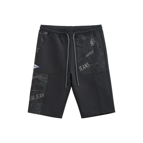 ONIARAI Повседневные шорты Мужские Черные