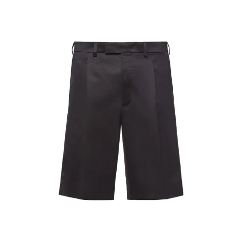 PRADA Повседневные шорты Мужские Черные