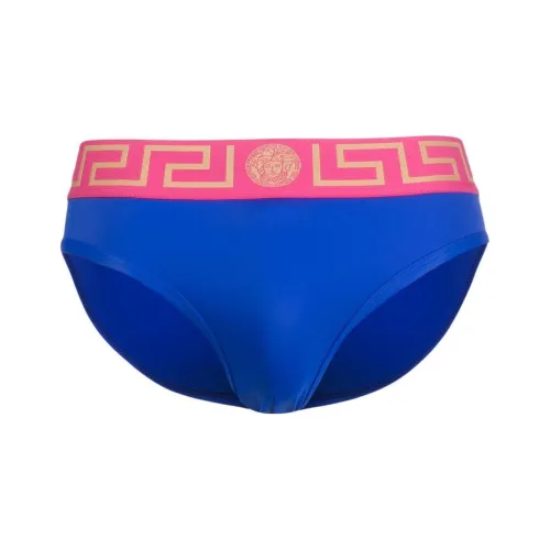 VERSACE Мужские синие плавательные шорты