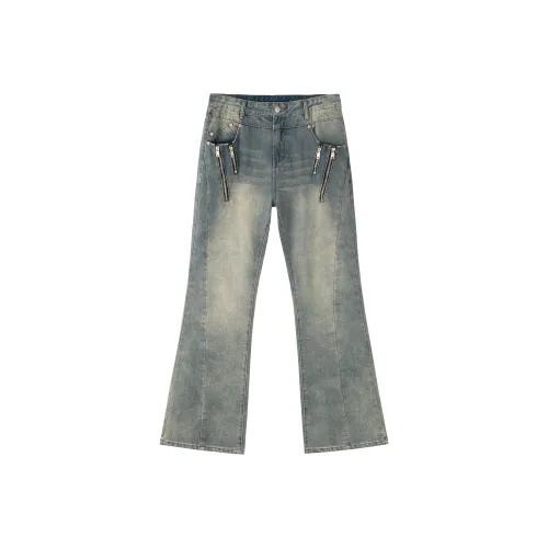 PILOTDRAGON P D 24FW Джинсы Унисекс Синий