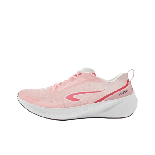 DECATHLON Cushion 500 Беговые кроссовки Высокие Топ Экрю/Гранатовый красный Женские