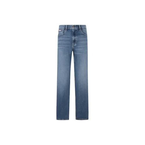 Calvin Klein 587 Джинсовый Светло-Синий Мужские Джинсы