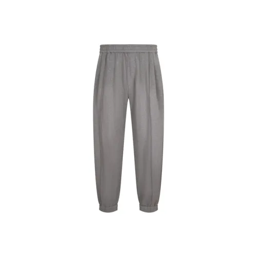 CROQUIS 074 Light Melange Gray Men's Casual Pants CROQUIS 074 Светлый Меланжевый Серый Мужские Повседневные Штаны