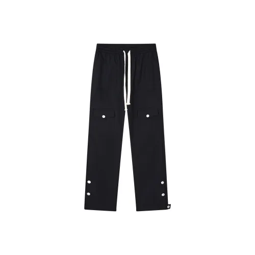 PASET Повседневные брюки Унисекс Черный