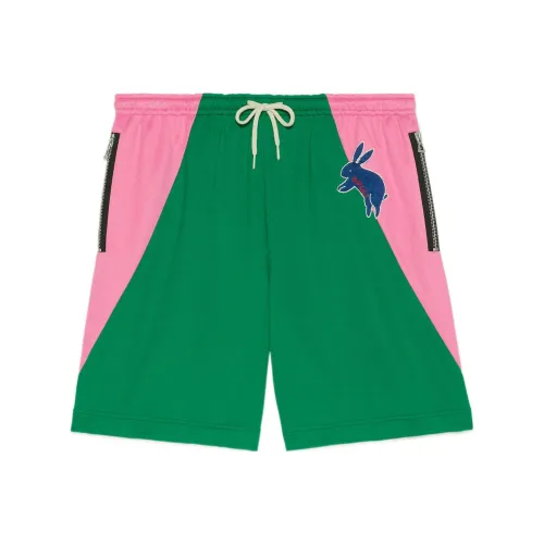 GUCCI SS23 Повседневные шорты Мужские Зеленые