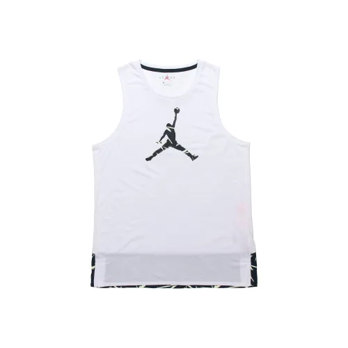 Jordan Баскетбольная Джерси Мужская Белая