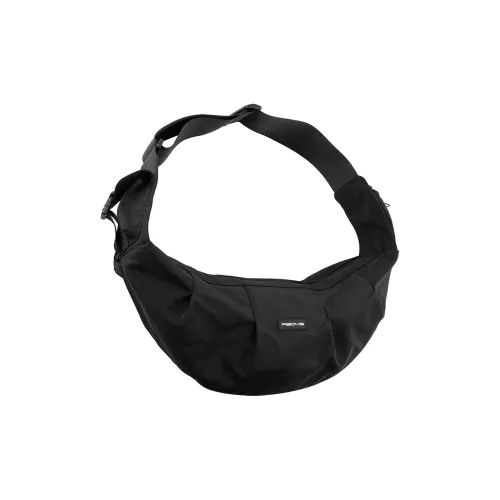 ABOYS Нейлоновая сумка-пельмени сумка через плечо средняя мужская черная