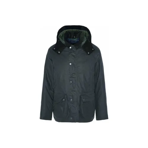 BARBOUR Хлопковый пуховик Мужской Зеленый