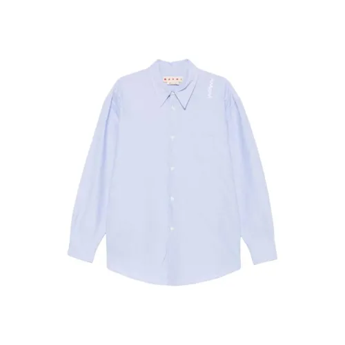 MARNI Светло-синие мужские рубашки