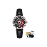 Серебряно-красный ремень