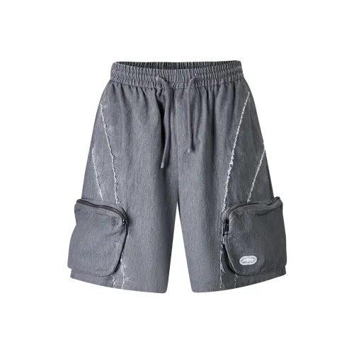 Ecko Джинсовые шорты Унисекс Фотиния Серый