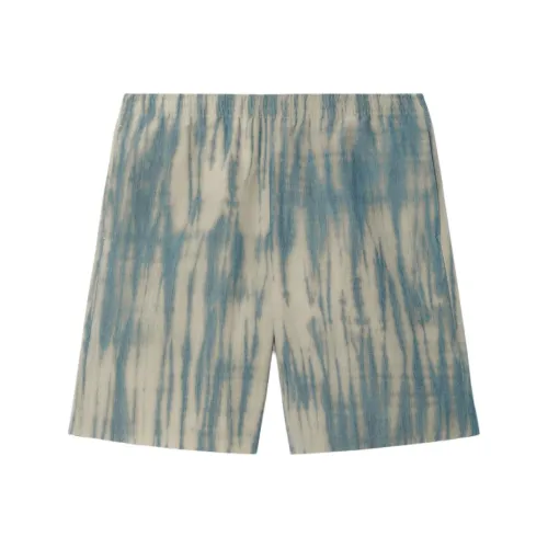 COS x TABATA SHIBORI Повседневные шорты Мужские Бежевые Синие