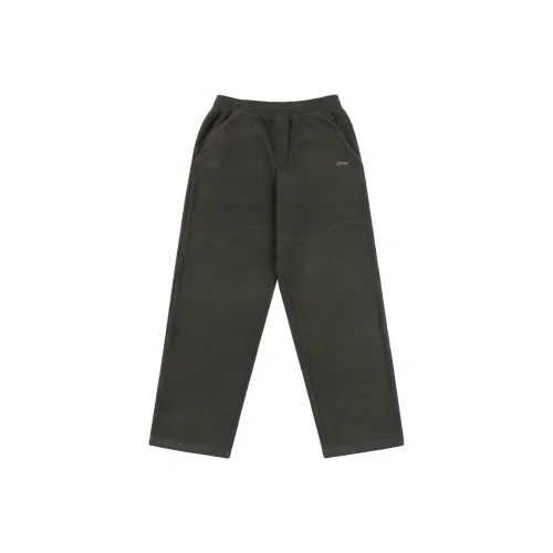 Dime MTL Повседневные брюки Унисекс Оливково-зеленый