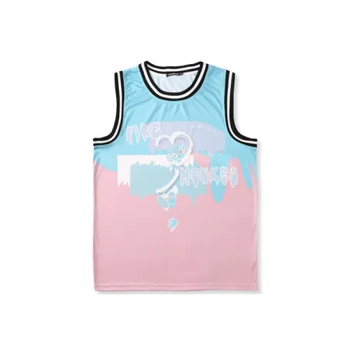 FireMonkey Баскетбольная Джерси Унисекс Синие Розовые
