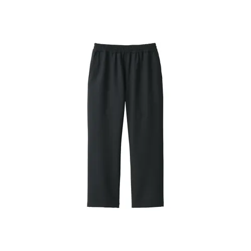 Muji Черные Унисекс Повседневные Брюки