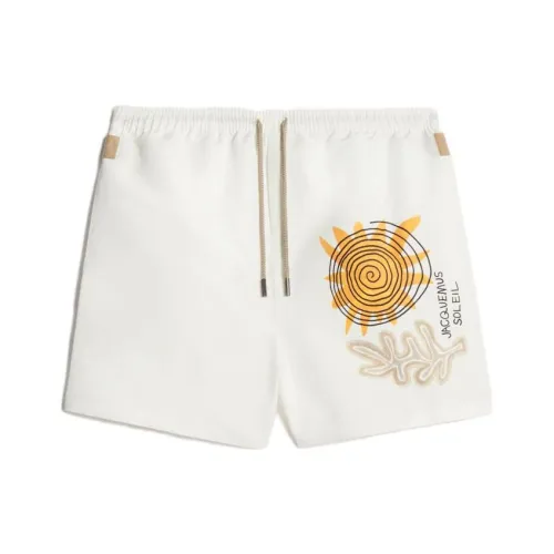 Jacquemus X Saks Co Бренд SS23 Бежевые Мужские Плавательные Шорты