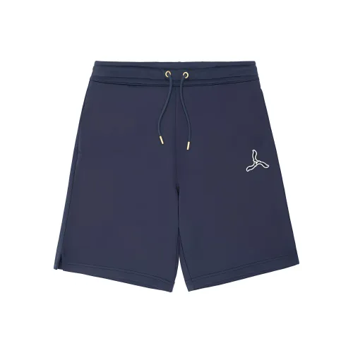 LI NING 1990 Повседневные шорты Мужские Темный корабль Синий