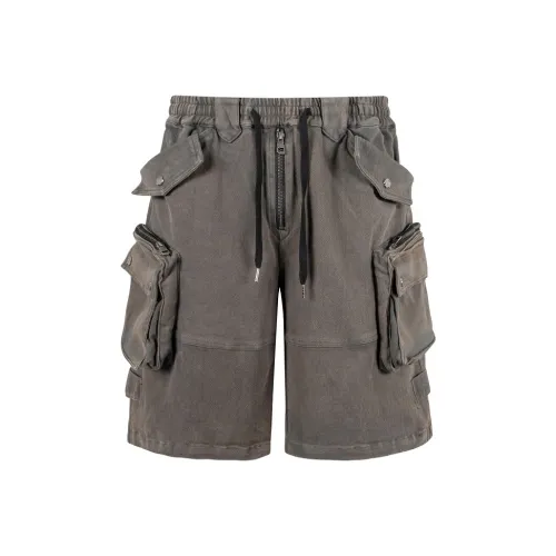 Merge Lab. Карго шорты унисекс промытый грязно-серый